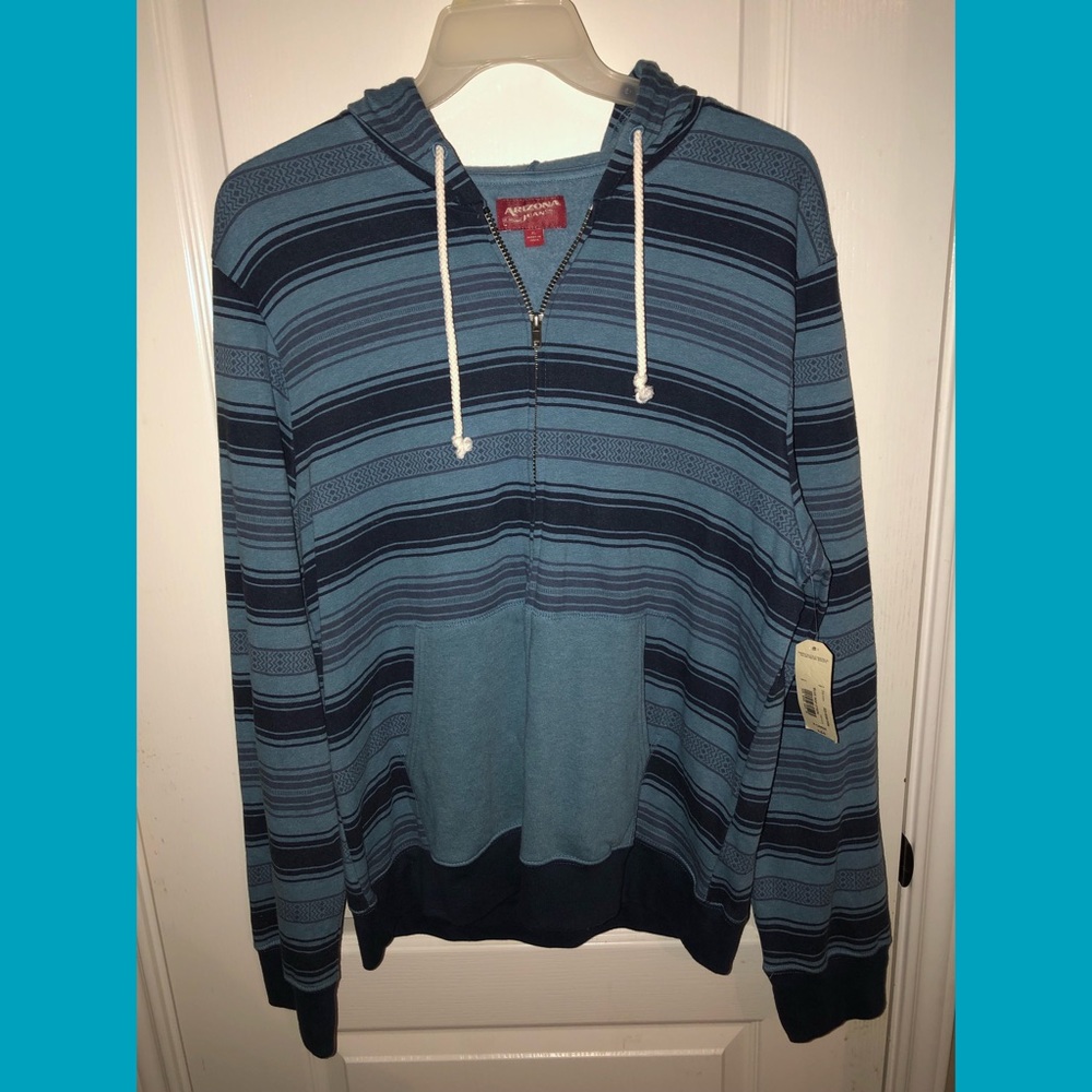 Never worn striped XL Arizona Hoodie